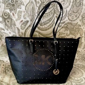 Michael Kors Black&Gold Purse